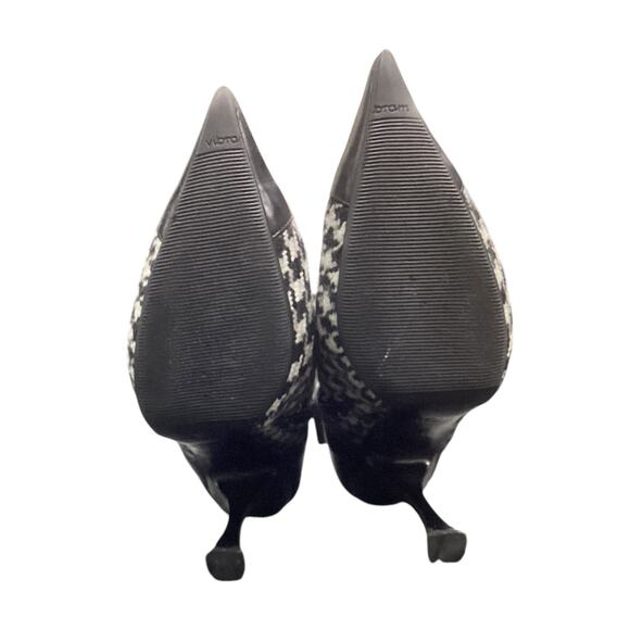 Alexander McQueen Women Booties S.7 Black And White Houndstooth Pattern Zippers - Picture 6 of 6